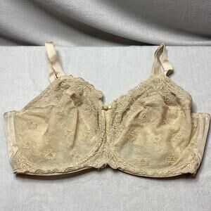 Wacoal 85720 nude lace underwire bra size 36DDD